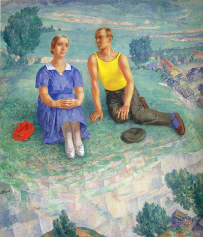 ربيع 1935 بواسطة Kuzma Sergeevich Petrov Vodkin